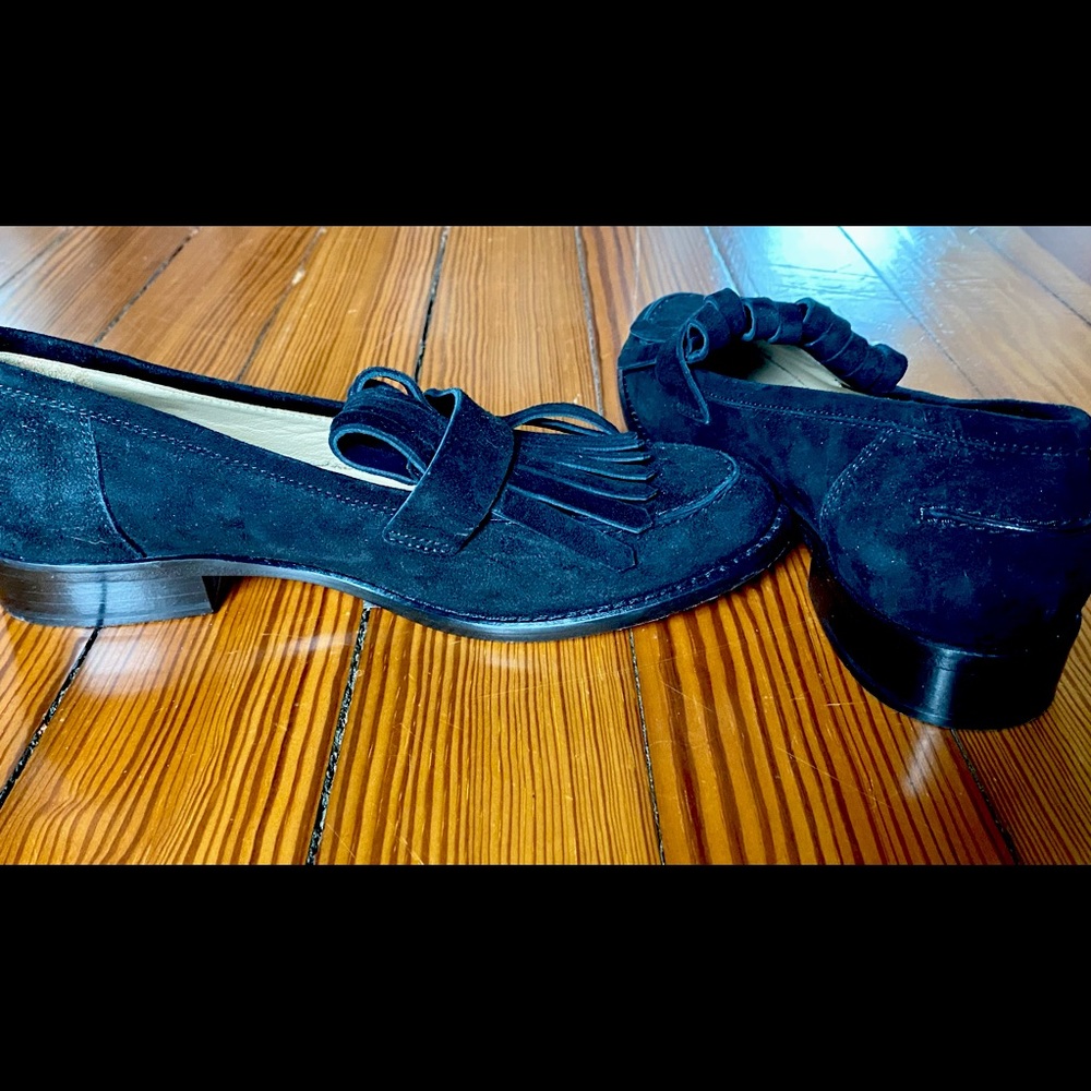 Like new Italian Suede Loafers